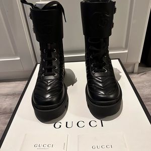 Brand new Gucci leather boots